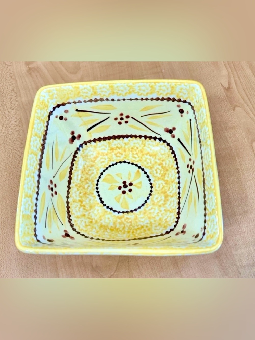 temptations bakeware presentable ovenware old world yellow Tara baking dish